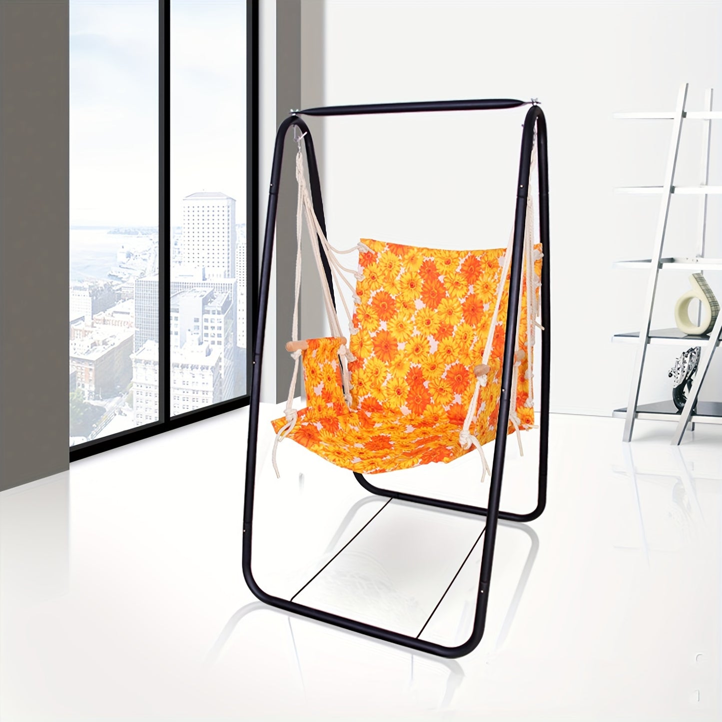 Outdoor Swing Hanging Chair Cradle, Indoor Balcony Swing Hammock