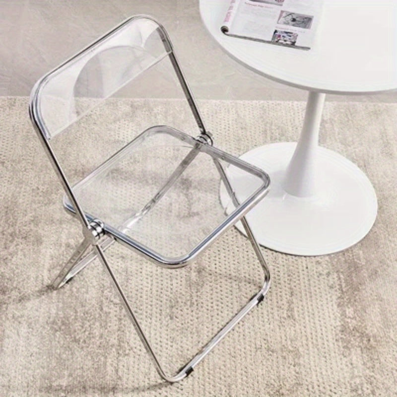 1pc Small Round Table, Modern White Simple Nordic Round Table With Chair Set, For Home Balcony Bedroom Bedside Tea Table, Multiple Sizes Available