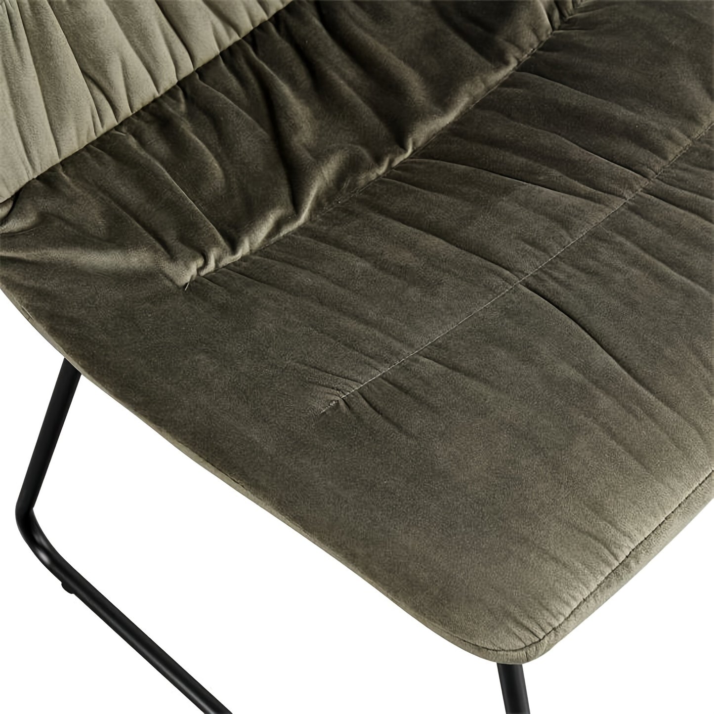 Set Of 4 Velvet Dining Chairs, Designed With Upholstered Backrests And Sturdy Metal Legs, Perfect For Adding A Touch Of Leisure To Your Lounge, Living Room, Bedroom, Kitchen, Dining Room, Or Restaurant Furniture