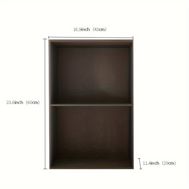 Second Floor Solid Wood Simple Bookshelf Floor Living Room Shelving Bedroom Shelving Household Wall Cabinets Small Partition Office Bookcase