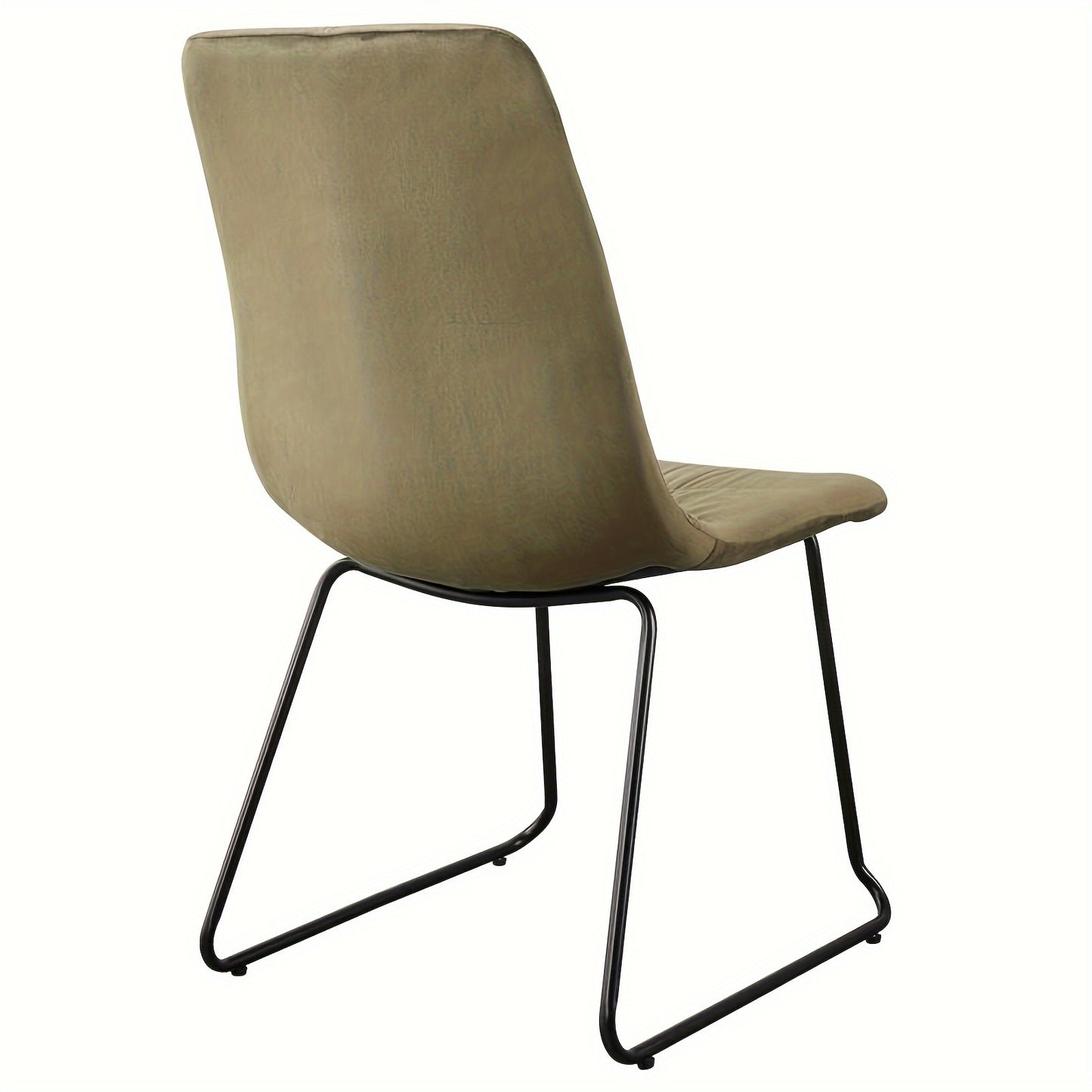 Set Of 4 Velvet Dining Chairs, Designed With Upholstered Backrests And Sturdy Metal Legs, Perfect For Adding A Touch Of Leisure To Your Lounge, Living Room, Bedroom, Kitchen, Dining Room, Or Restaurant Furniture