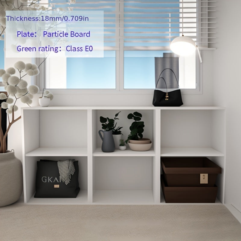 Second Floor Solid Wood Simple Bookshelf Floor Living Room Shelving Bedroom Shelving Household Wall Cabinets Small Partition Office Bookcase