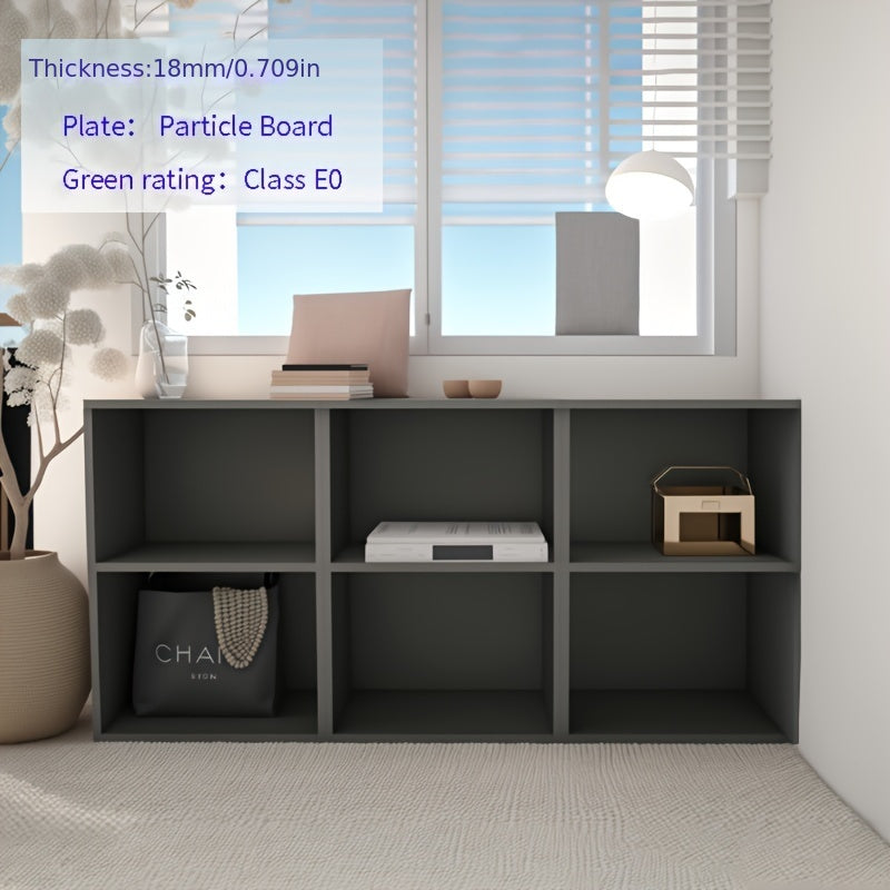 Second Floor Solid Wood Simple Bookshelf Floor Living Room Shelving Bedroom Shelving Household Wall Cabinets Small Partition Office Bookcase