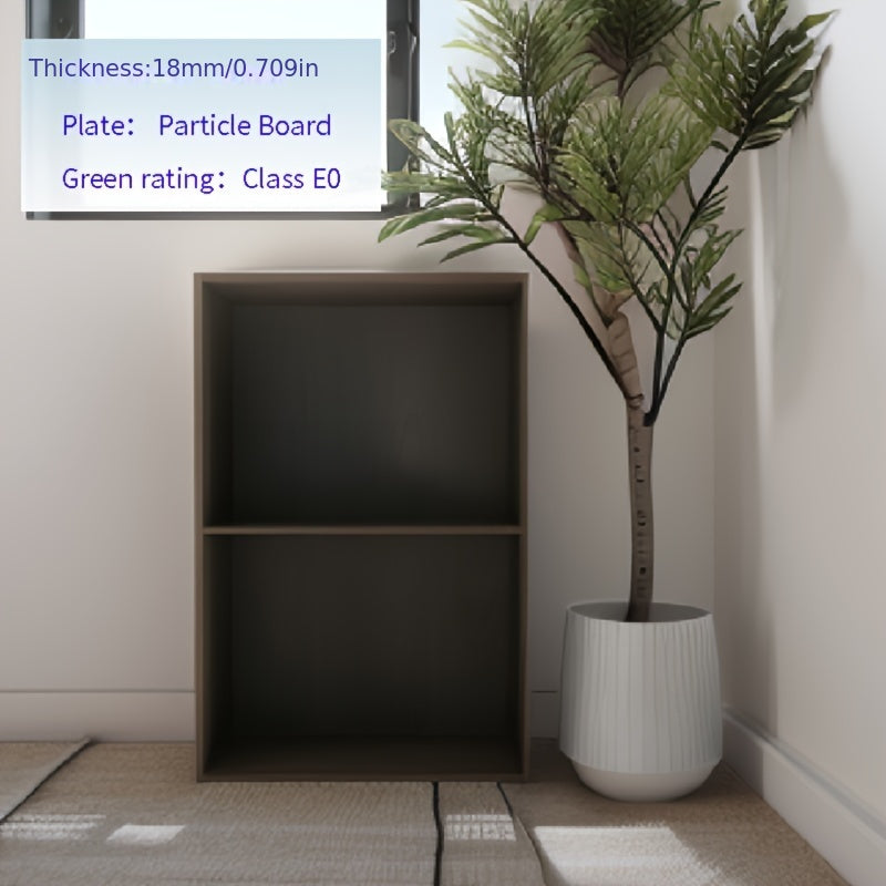 Second Floor Solid Wood Simple Bookshelf Floor Living Room Shelving Bedroom Shelving Household Wall Cabinets Small Partition Office Bookcase