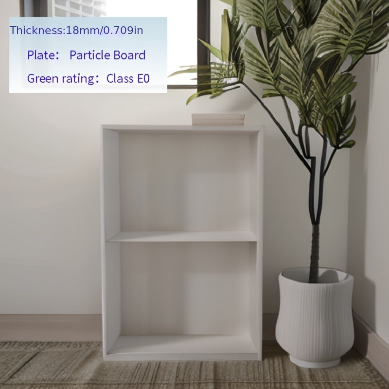 Second Floor Solid Wood Simple Bookshelf Floor Living Room Shelving Bedroom Shelving Household Wall Cabinets Small Partition Office Bookcase