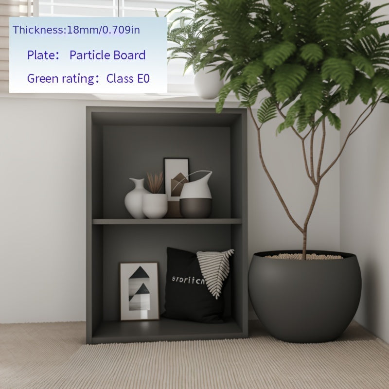 Second Floor Solid Wood Simple Bookshelf Floor Living Room Shelving Bedroom Shelving Household Wall Cabinets Small Partition Office Bookcase