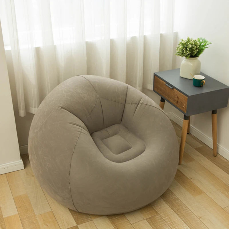 Lazy Inflatable Sofa Chairs Environmental PVC Lounger Seat Tatami Folding Sofas For Living Room Bedroom Dormitory Furniture